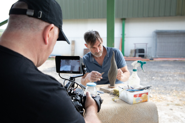 Production Company Video - Mark Powers East Yorkshire Sculptor - BTS film