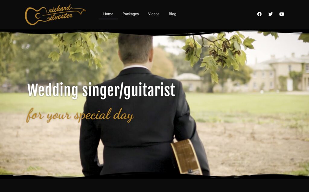 Wedding Musician Beverley web design - Film Production Company UK