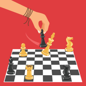 keyword stuffing - content is king - chess pieces